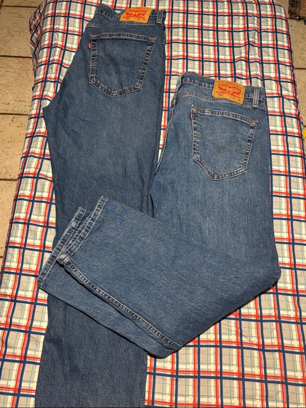 ⭐️⬇️ LEVI *BUNDLE* MEN’S STRAIGHT LEG DENIM JEANS MEDIUM WASH